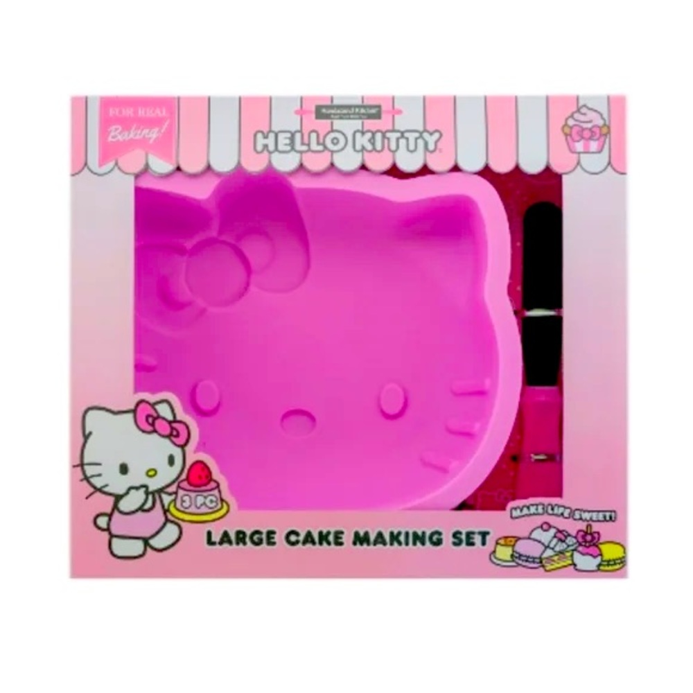 Hello Kitty Large Cake Making Set 3 pcs.